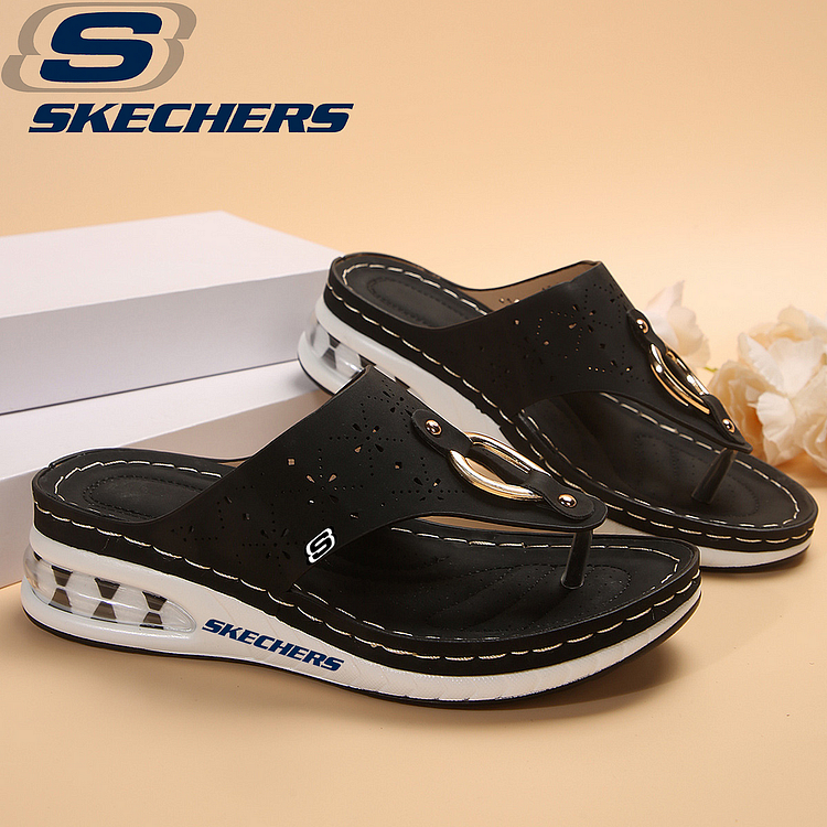 2024 LEGJOBB SKECHERS® PÁRNÁZOTT ÉK ALAKÚ ORTOPÉD MASSZÁZSSZANDÁLJAI