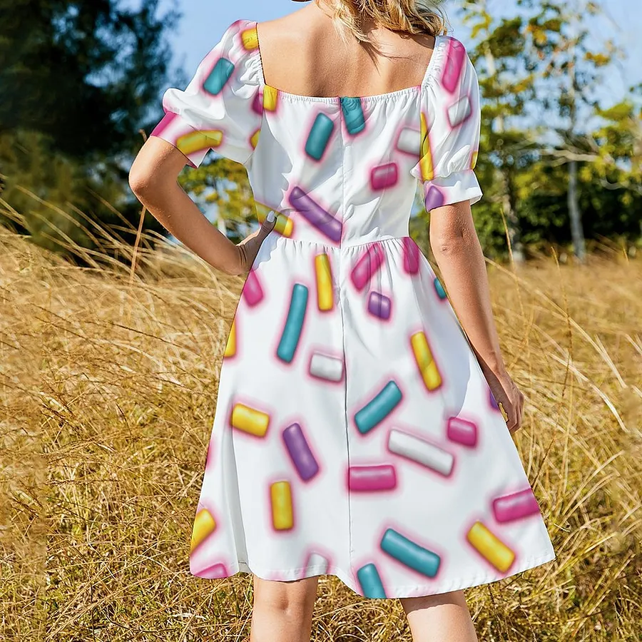cute cupcake dresses Review} Unique Vintage Lavender Ruffled Tulle Cupcake Swing Dress