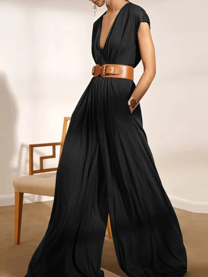 Ladies Fashion Elegant Casual Printed Jumpsuit
