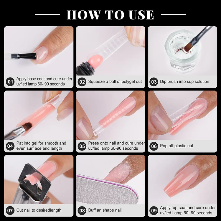 How to Apply Acrylic on Nail Forms for Beginners 