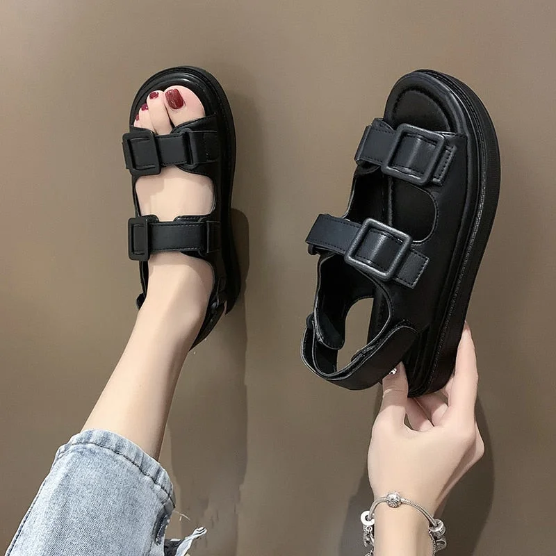 Clogs With Heel Flat Sandal Shoe Female Sandals Comfort Shoes For Women 2020 Women's Med Clear Heels Thick Flower Ladies