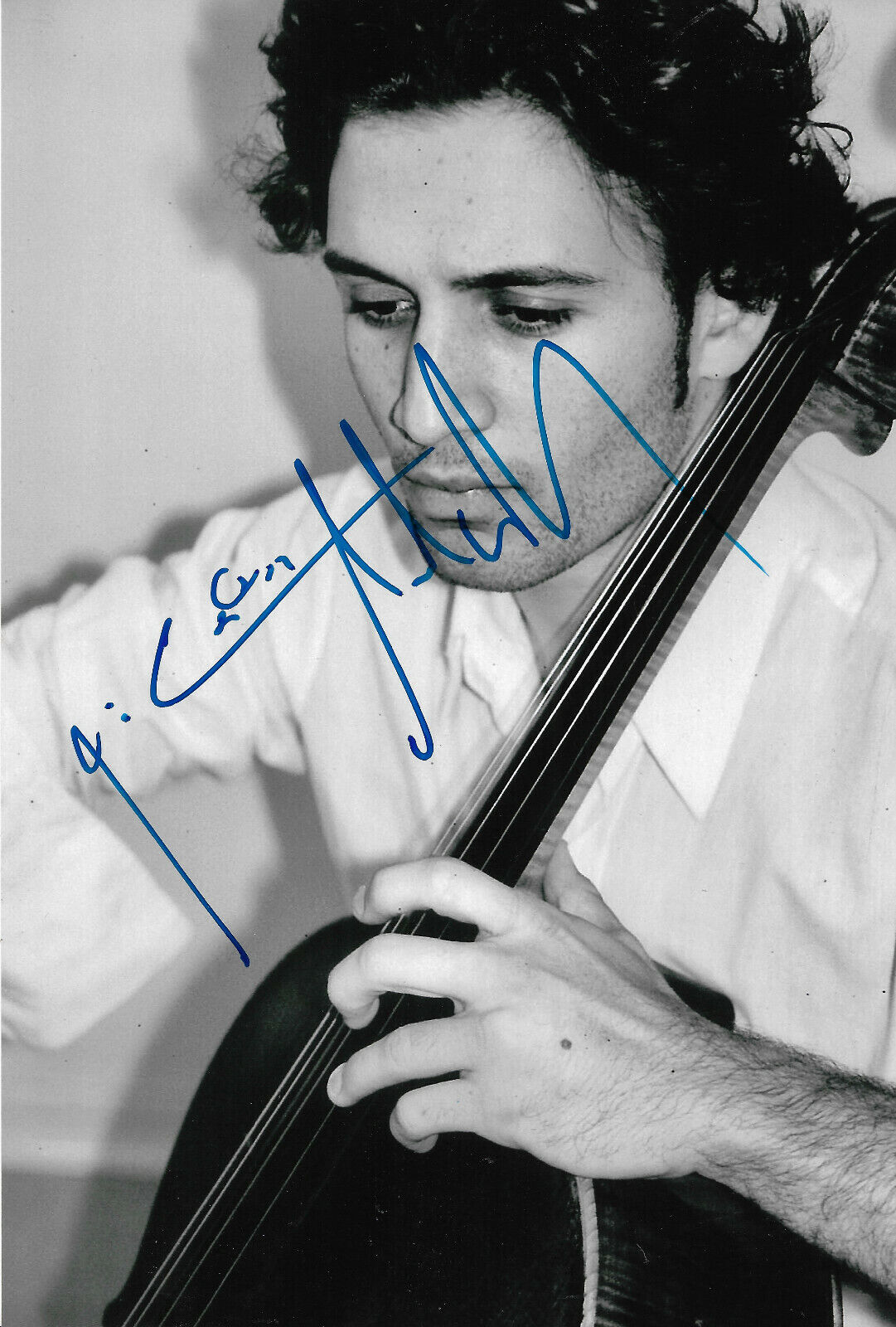 Nicolas Altstaedt Cellist signed 8x12 inch Photo Poster painting autograph