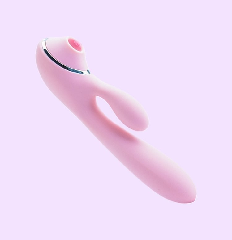Dual Stimulation Vibrator with Multi-Frequency Sucking and Pulsing for Women