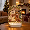 DIY Diamond Art LED Night Light &ndash; Light-Up Table Decor, Double-Sided Printed DIY Crystal Pearl Painting Decoration for Christmas & Holiday Gifts