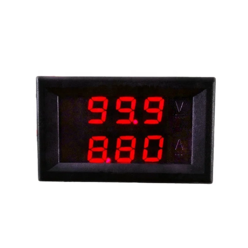 DC0-100V /10A Digital Multimeter Dual LED Display Voltmeter Ammeter Voltage Current Meter Volt Amp Panel Monitor