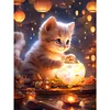 Diamond Painting-DIY Full Round Drill Cute Cat