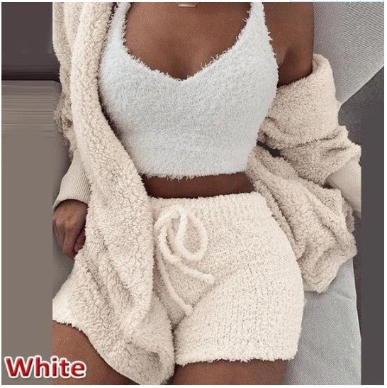 Fluffy Knit Set (3 Pieces) - 🔥(The 2nd 25% OFF sale ends soon) 🔥