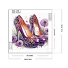 (4er Pack) High Heel - speziell geformtes Diamond Painting - 30*30cm