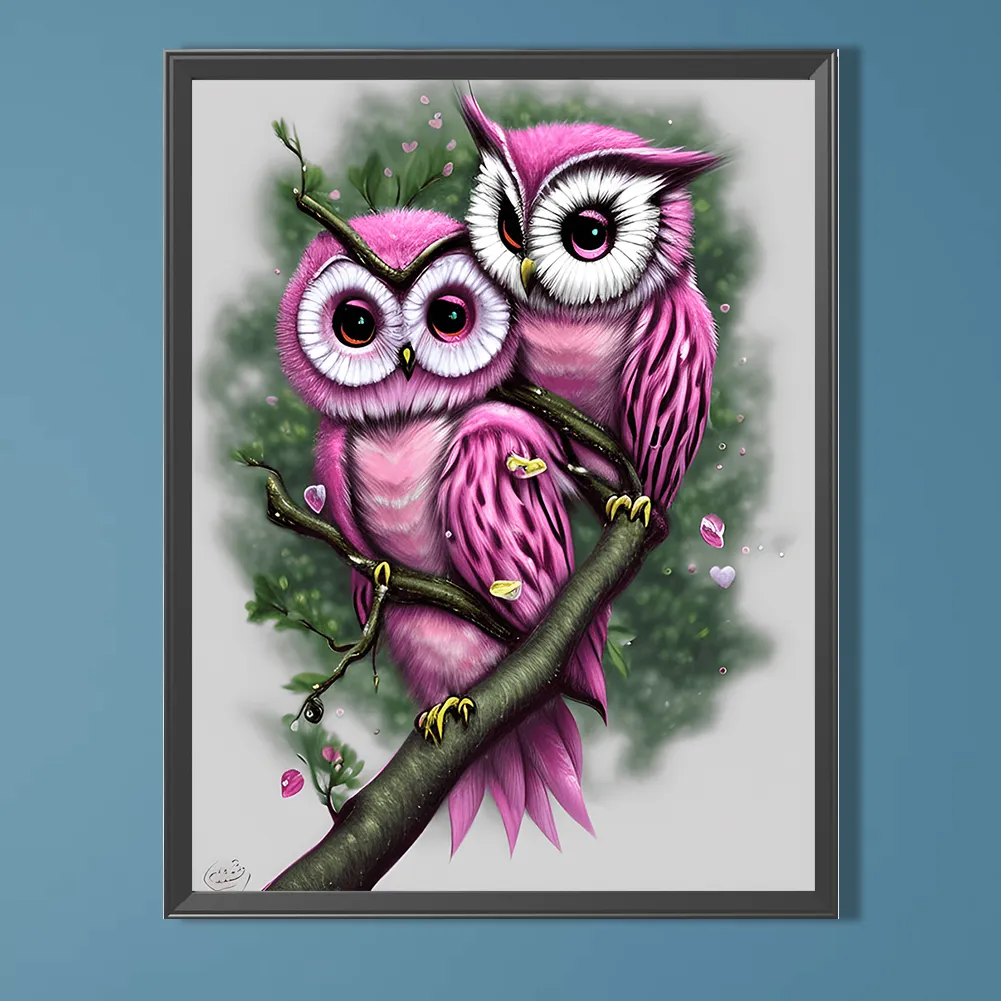 Full Round Diamond Painting 40*50cm - Owl