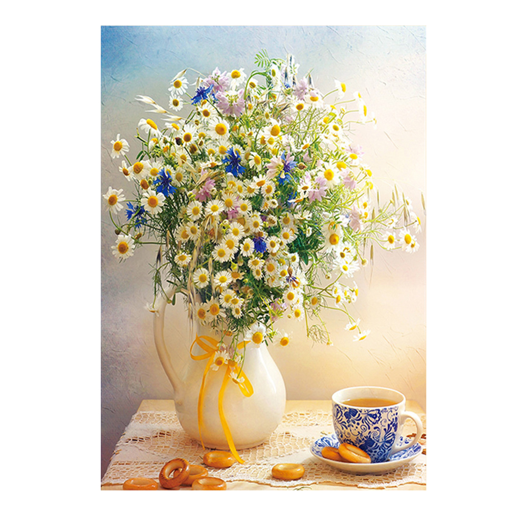 

Daisy - 11CT Stamped Cross Stitch - 51*61CM, 501 Original