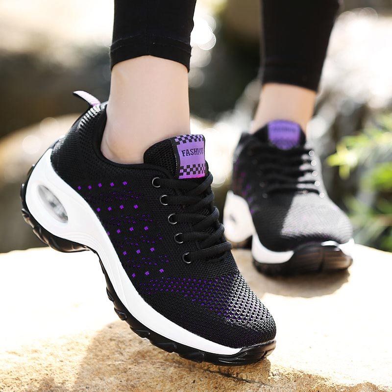Large Size Air Cushion Women's Sneakers Lady Running Shoes for Women Shoes Sport Woman Platform Sports Shoes Woman Blue GMB-0257