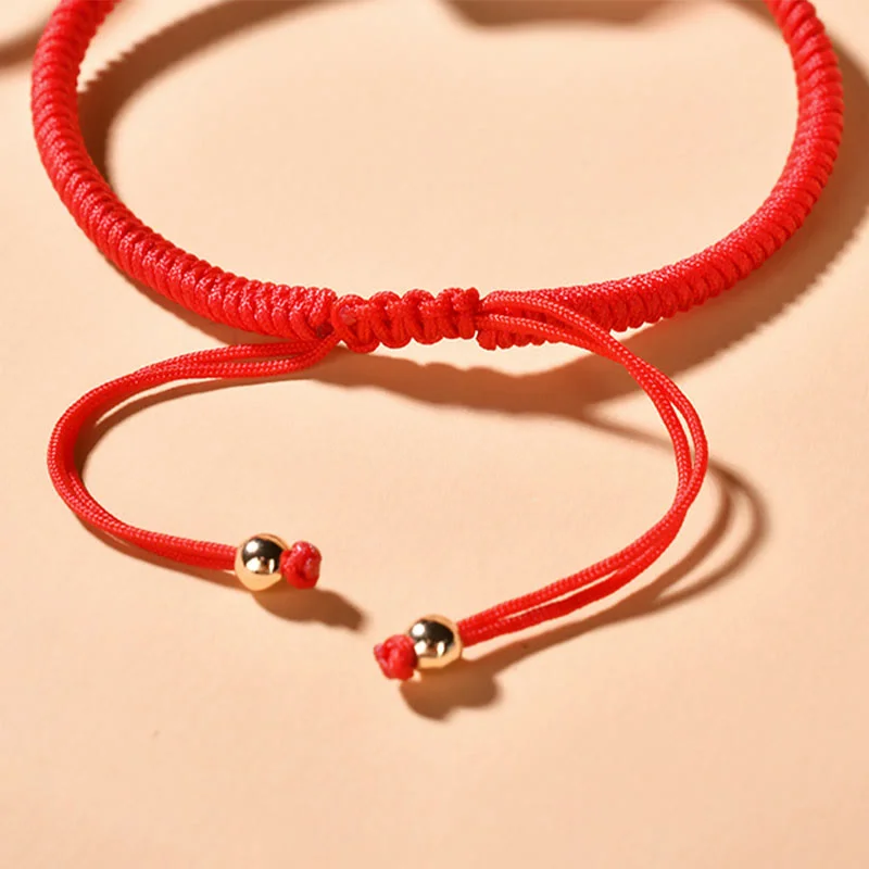 Ebony Wood Cat Head Pattern Peace King Kong Knot Braided Bracelet