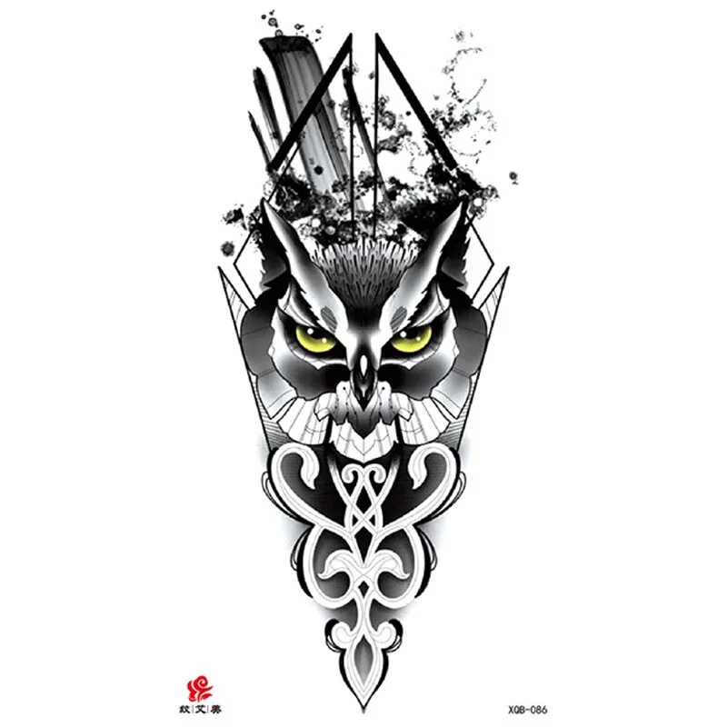 Sdrawing Temporary Tattoo Sticker Tiger Lion Wolf Mermaid Rose Arm Tattoo Hipster Tattoo Man Woman Tattoo Body Art Tatuajes