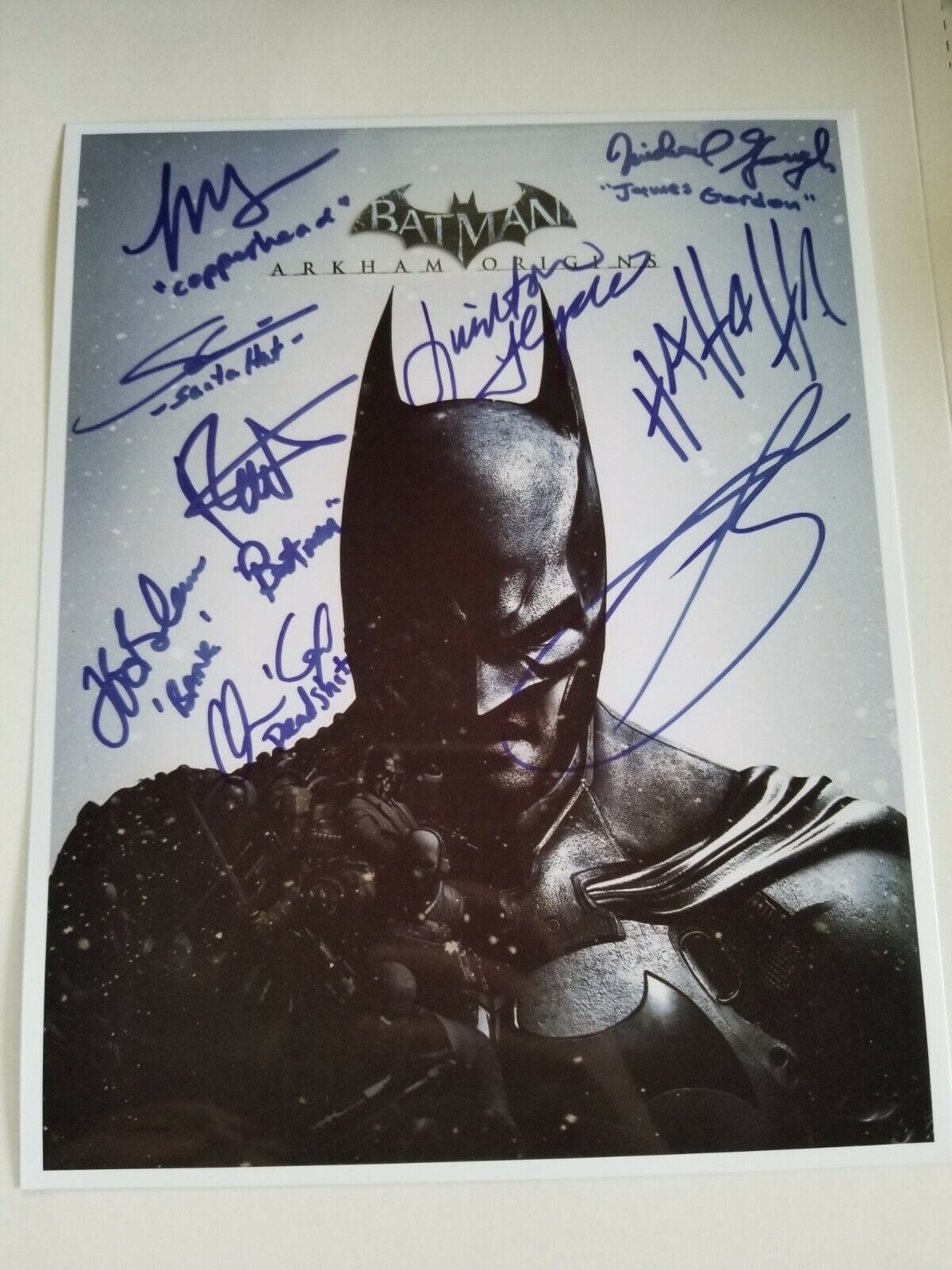 Batman Arkham Signed 8x10 Photo Poster painting RP -  Shipping!