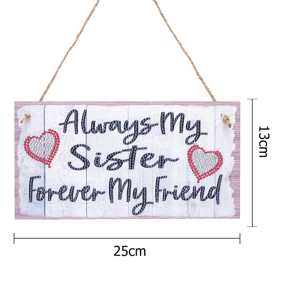 5D DIY Letters Part Special Drill Hanging Diamond Painting Decor