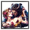 Disney-Beauty And The Beast-18CT Stamped Cross Stitch 40*40cm/15.75*15.75in