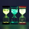 Hourglass timer children's anti-fall luminous 10 minutes learning time management creative macaron color quicksand ornaments