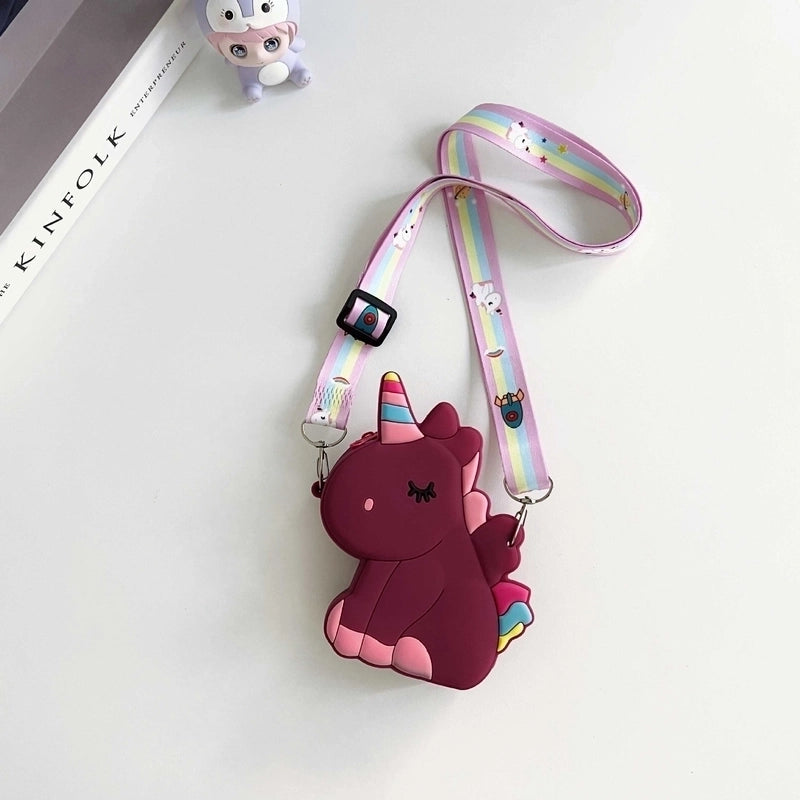 Kid’s Silica Gel Zipper Kids Wallets