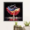 Danse princesse-plein rond diamant peinture-40 * 40cm