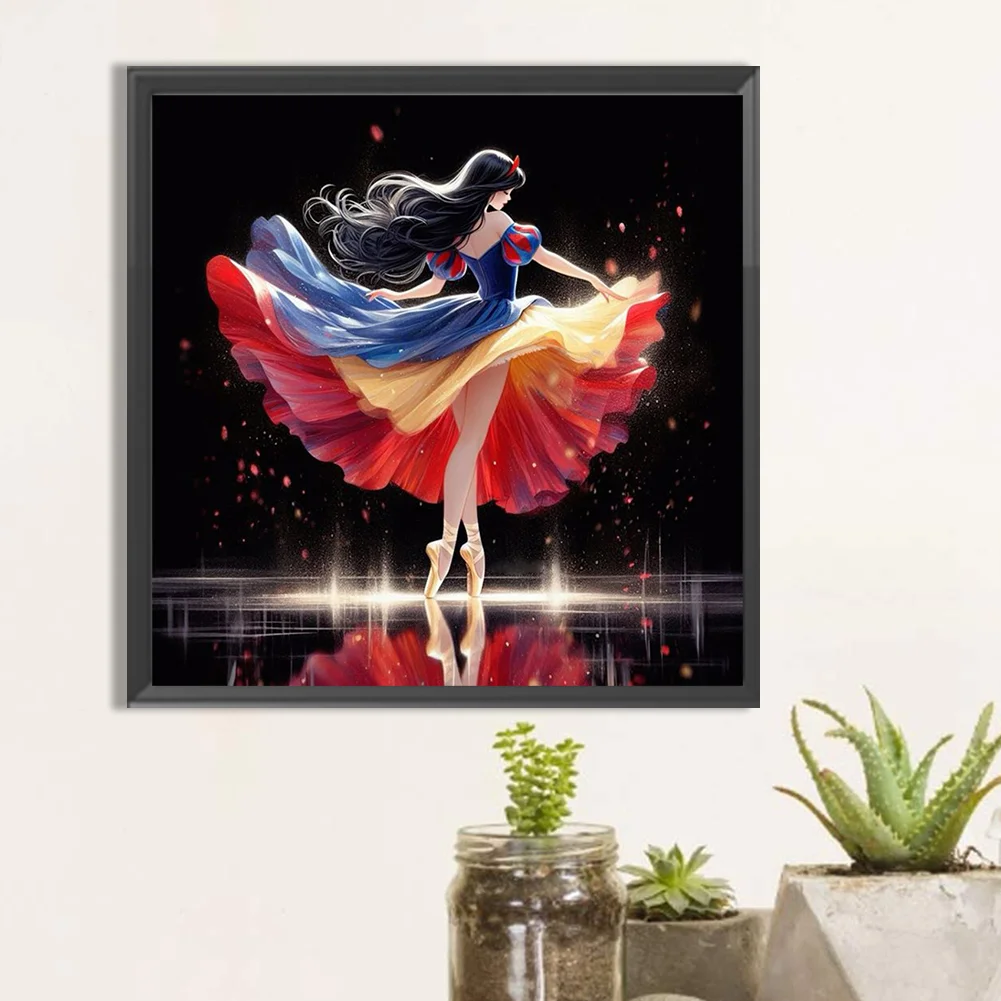 Diamond Painting - Full Round Drill - Princess Snow White(Canvas|40*40cm)