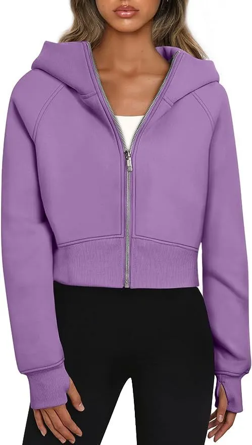 Nigikala Nigikala Korean Version Of The Autumn And Winter 2025 Version Of The Fashion Hooded Pocket Zipper Plus Velvet Jacket
