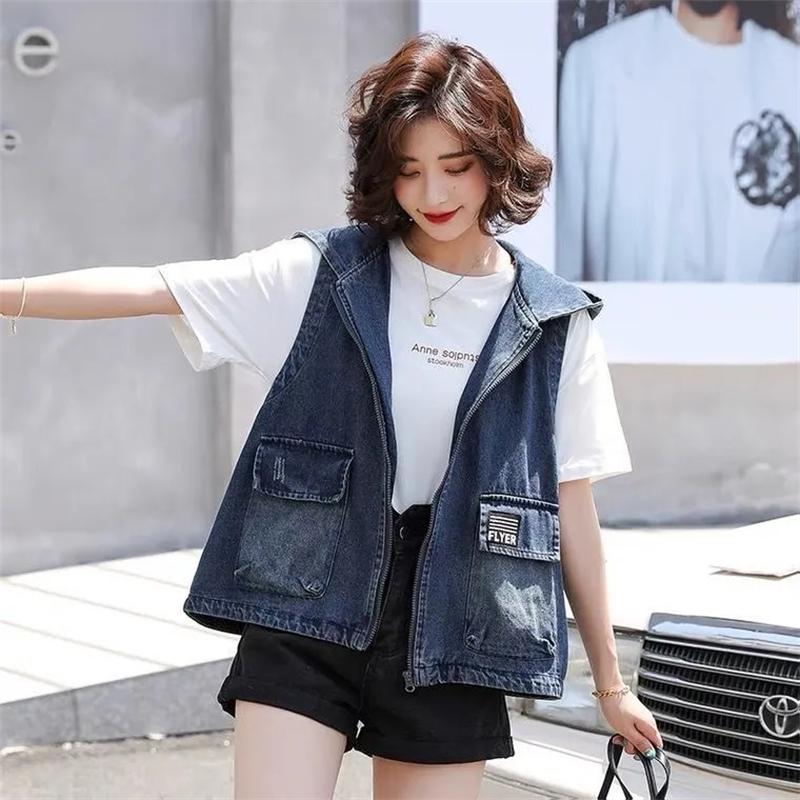 2025 New Female Denim Jacket Loose Korean Version Elegant Ladies Outerwear ComfortableTemperament Women's Cowboy Coat