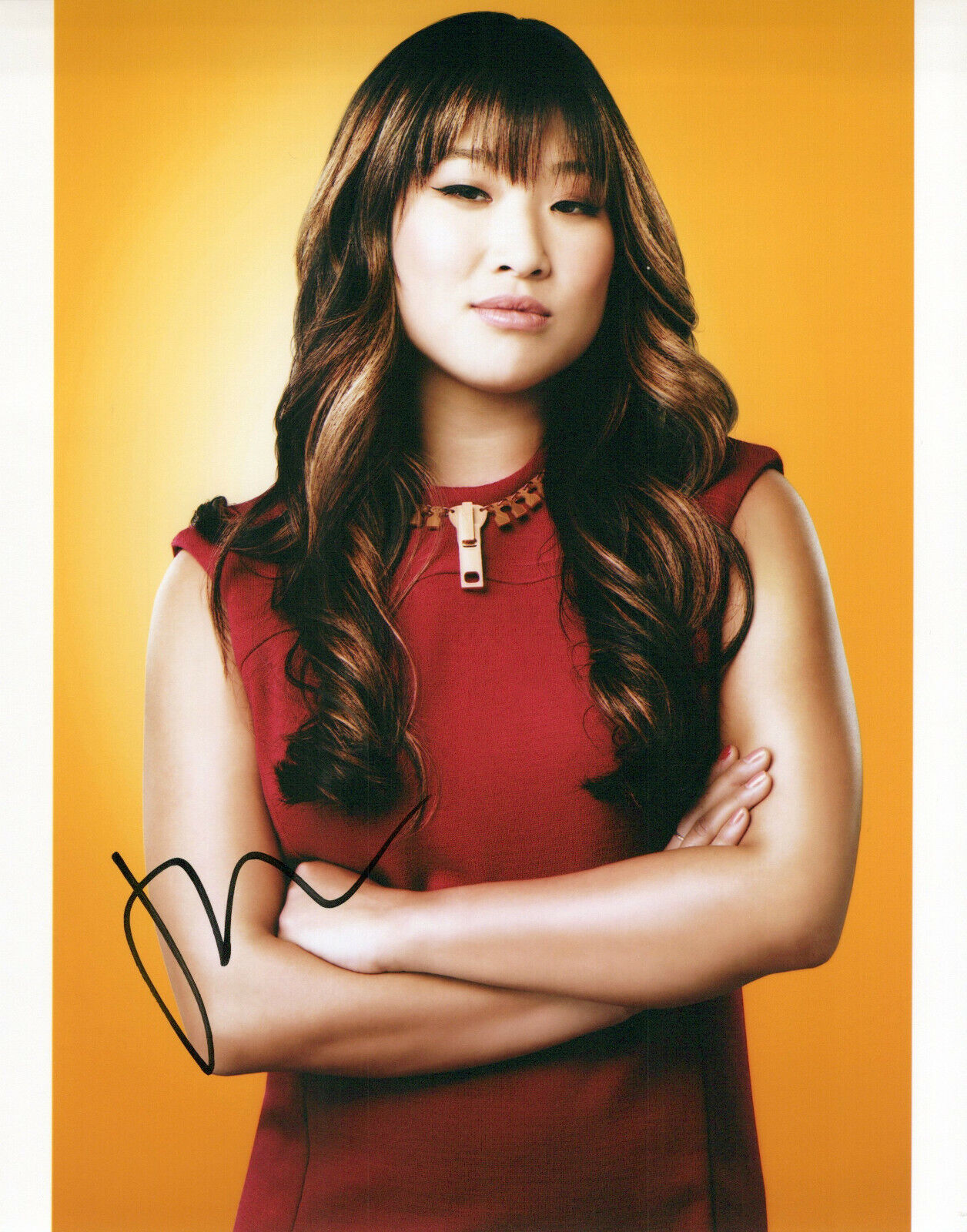 Jenna Ushkowitz Glee autographed Photo Poster painting signed 8X10 #18