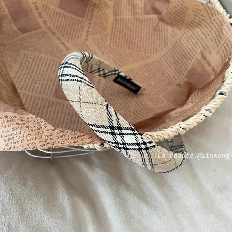 Elegant Retro Solid Color Cloth Hair Band