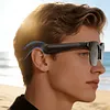 BT Smart Glasses Real-Time 150+ Language Translation Bone-Conduction Music Glasses Built-in Speakers Voice Control for Men Women Sports Cycling Running