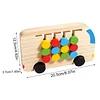 Four-color moving game bus shadow matching puzzle children's logical thinking training early education intellectual toys