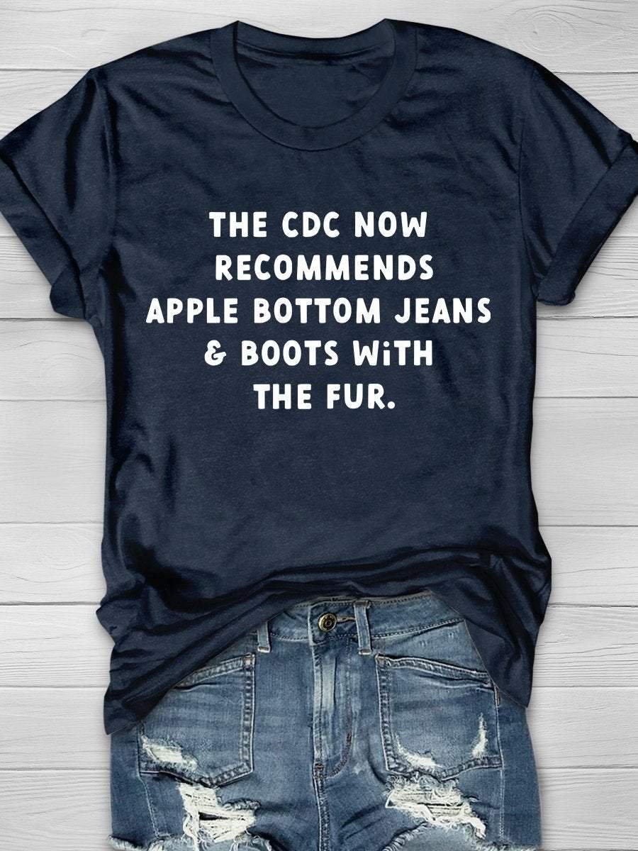 The Cdc Now Recommends Print Short Sleeve T-shirt