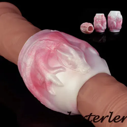 pornhint Pornhint Fantasy Dragon Dildos Knot Silicone Cock Enlargement Ring Penis Sleeve Sex Toys