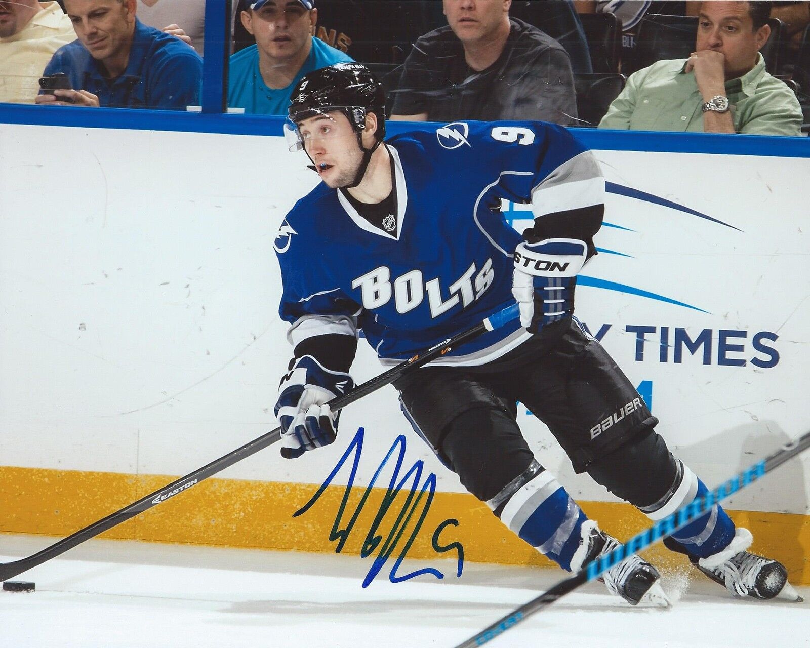 Tyler Johnson Signed 8x10 Photo Poster painting Tampa Bay Lightning Autographed COA C