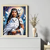 Beauty And Owl - 11CT Counted Cross Stitch - 40*50cm