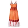 Gioiacombo&trade; Nuovo abito con bretelle tie-dye per la primavera e l'estate