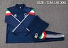 Joyfball 2024/2025 Italy Half-Pull Training Suit Royal Blue Soccer Shirt