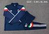 2024 Italy Half-Pull Training Suit Royal Blue Soccer Shirt 1:1 Thai Quality