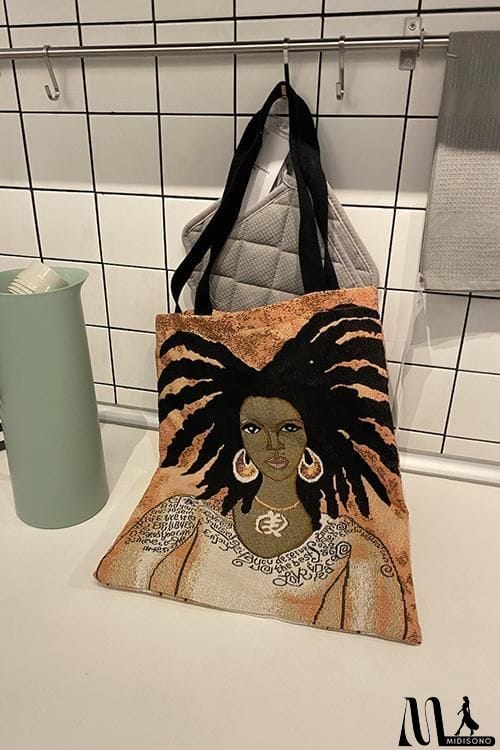 MidiSono - African Woman Canvas Bag