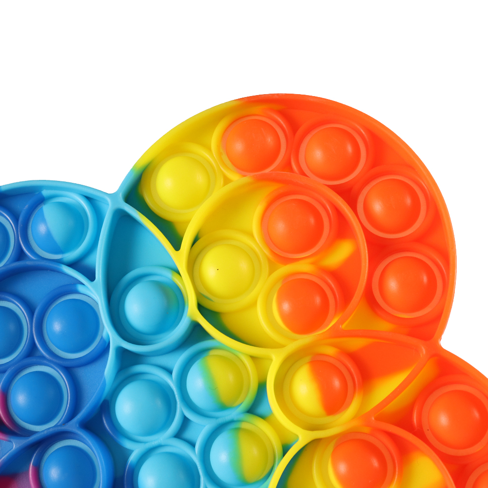 

3/4 Rings Autism Needs Stress Reliever Push Bubble Sensory Squeezing Toys, 501 Original