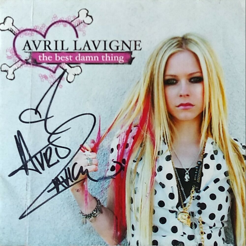 Avril Lavigne signed CD