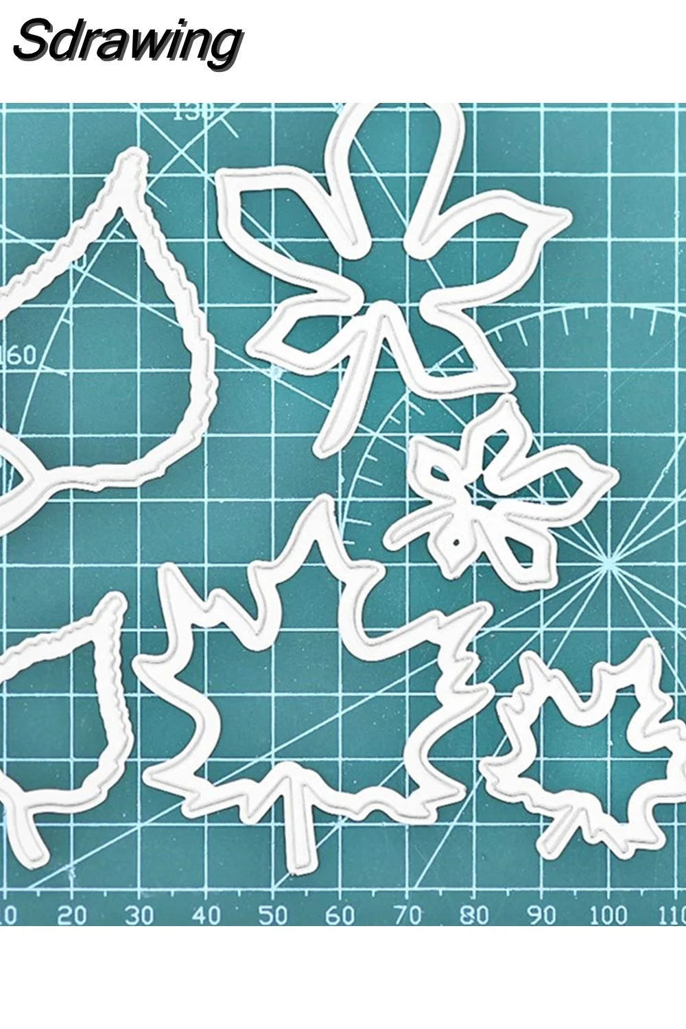 Sdrawing Leaf Series Metal Cutting Dies Flower Scrapbooking for Making Cards Decorative Embossing DIY Crafts Stencils Die Cuts