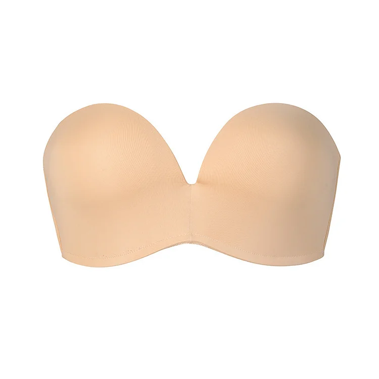 Daily Nude Solid Color Strapless Invisible Bra