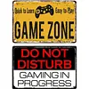 2pcs - Warning Vintage Metal Signs(12*16Inch)  