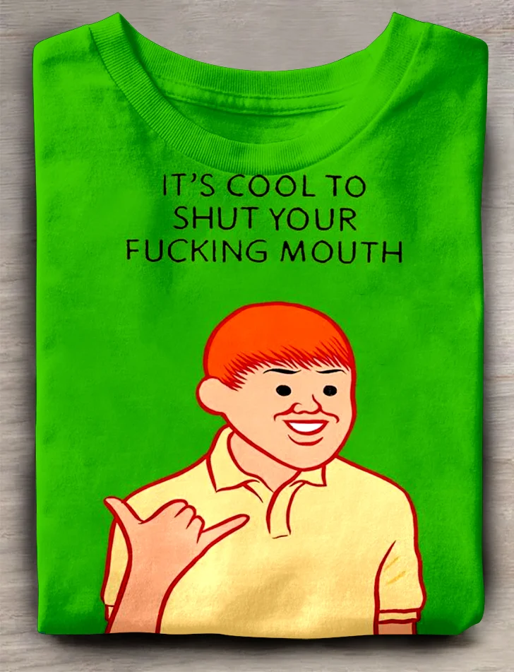 Teecade Teecade Shut Your Fucking Mouth T-shirt