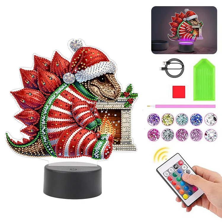 Acrylic Double Sided Butterfly Tree Of Life Rhinestones LED Light for Art Crafts Christmas gbfke