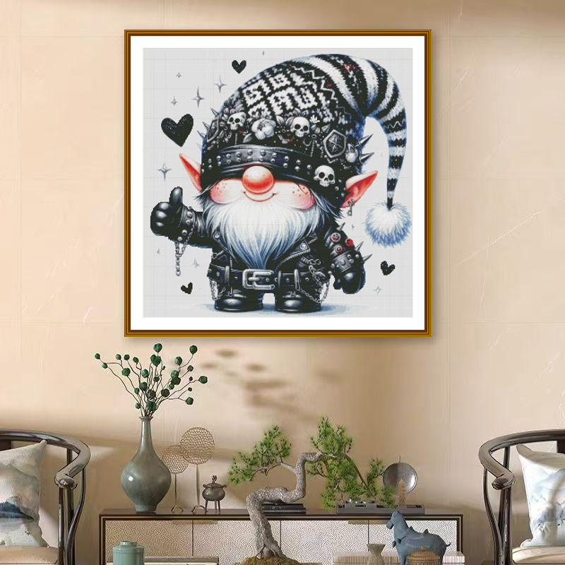 1set DIY Printed Cross Stitch Kit [ZZ5707-locomotive Dwarfs] Cross Stitch Kit Painting Fairy Cross Stitch