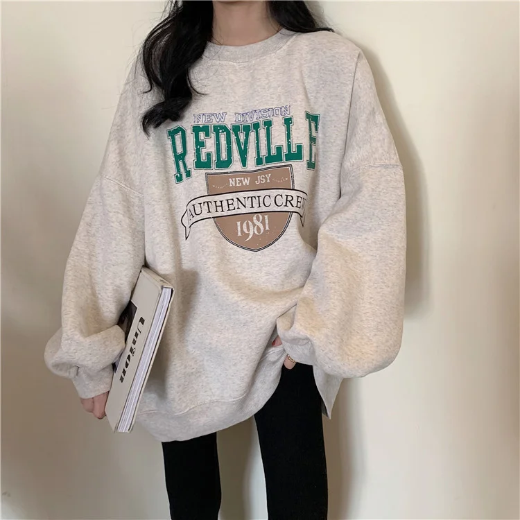 Uveng Uveng Round Collar Thin Long-Sleeved Hoodie Female Fashion Fall 2024 New Korean Version Student Coat Jacket Women's Wear
