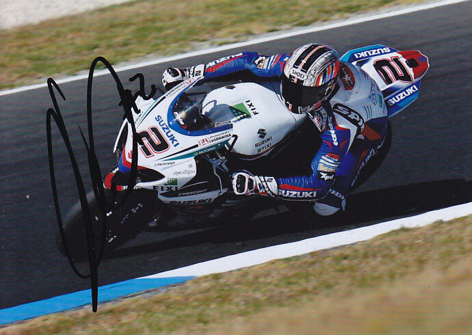 Leon Camier Suzuki Signed 5x7 Photo Poster painting 2012 1.