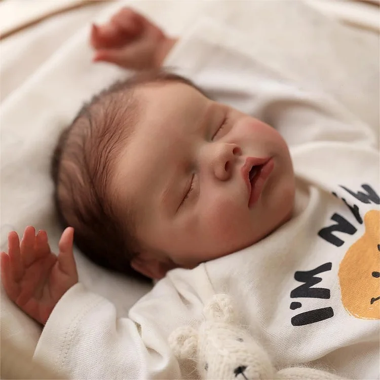 [Silikon Baby Puppe Boy] Ganzkörper Silikon Weiche Neugeborene Reborn Baby Puppe Xandros, Waschbare Posable Realistische Neugeborene Baby Boy Puppe - RSDP-Rebornbabypuppen-Rebornbabypuppen®
