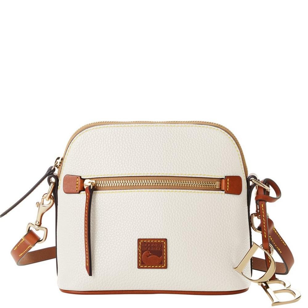 pebble grain domed crossbody